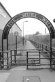 Entrance to the Five Weirs Walk, Hecla Section off Newhall Road, Attercliffe with GripBar.co.uk left