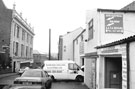 S.S.T.A Repairs occupying the former bakery premises, Baltic Road, looking towards Antiques Centre (former John Banner Department Store), Attercliffe Road (right)