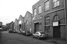 Don Valley Steel Fabricators and Engineers (centre of photograph), Bessemer Road Attercliffe the building originally part of Jonas and Colver Co. Ltd., Novo Steel Works