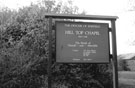 Sign for Attercliffe Chapel of Ease, Hill Top, Attercliffe Common