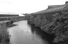 River Don from Abyssinia Bridge, Hawke Street/ Janson Street, Attercliffe looking towards River Don Works