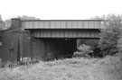 East Coast Road Railway Bridge from the River Don Goit near Brightside Lane