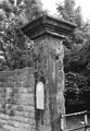 Gate Post at the entrance to The Five Weirs Walk off East Coast Road