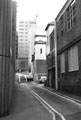 Froggatt Lane from Eyre Lane. Unison offices on the right