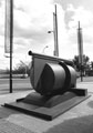 Aurora by Sir Anthony Caro outside The Millennium Galleries main entrance, Arundel Gate