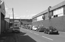 Lovell Street looking towards Shirtcliffe Contracts Ltd., flooring and carpets on Princess Street