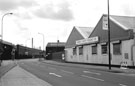 General view of Fred Mulley Road, Attercliffe with Rubber Safety Hygiene (right)