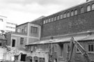 Renovations inside the courtyard at Sterling Works, Arundel Street former premises of C.W. Fletcher and Sons Ltd., precision sheet metal workers