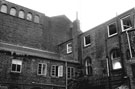 Inside the courtyard at Sterling Works, Arundel Street former premises of C.W. Fletcher and Sons Ltd., precision sheet metal workers