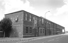 Spiders web sculpture by Johnny White on the wall Gripple Ltd, Savile Street East, Attercliffe former premises of Firth Brown Ltd., originally Thomas Firth and Sons Ltd., West Gun Works