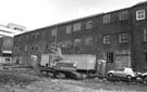 Renovations inside the courtyard at Sterling Works, Arundel Street former premises of C.W. Fletcher and Sons Ltd., precision sheet metal workers