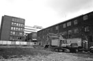 Renovations inside the courtyard at Sterling Works, Arundel Street former premises of C.W. Fletcher and Sons Ltd., precision sheet metal workers