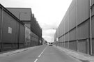 Vacant premises of Firth Brown Tools Ltd (left) and ATI Alvac, right (former Atlas Works of Firth Brown Ltd) Carlisle Street East looking towards Carwood Road