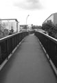 Huntsmans Footbridge, Five Weirs Walk looking towards Amberley Street