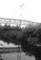 Meadowhall Walkway Footbridge over the River Don linking Meadowhall Transport Interchange and  Meadowhall Shopping Centre