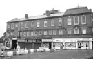 Nos 87-103,, Spital Hill, former Spital Hill Works originally built for John Sorby and Sons. Premises include No 93/95, Malcom X  and No. 101/103, Book Shop and Jobnet at Burngreave