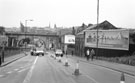 Spital Hill looking towards the Wicker Arches with partial road closure for preparation work for the Inner City Ring Road