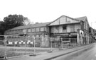 Partly demolished former Brightside Foundry and Engineering Co.,Wicker Iron and Engineering Works, Spital Hill making way for the Inner Relief Road