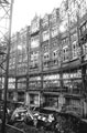 The fascade of Carmel House, Fargate from Norfolk Row during rebuilding