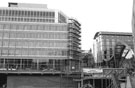 One St Paul's Place, Office Building (nearing completion left); MacDonald St. Paul's Hotel (background) and Winter Garden (extreme left)