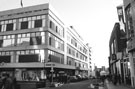 John Lewis (formerly Cole Brothers), department store, Barkers Pool and the junction with Cambridge Street