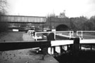 View: c01903 SYK Navigation, Tinsley Locks showing former Railway Bridge to Tinsley Marshalling Yards