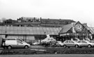 Hartwell Sheffield Vauxhall car dealership, No. 1 Savile Street with property on Spital Hill in the background