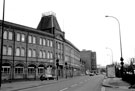 Sheffield Chamber of Commerce, Albion House, Savile Street in the former premises of T. W. Ward Ltd. looking towards the Wicker Arches