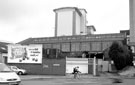 Sussex Street with the Bernard Road Incinerator in the background