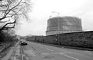 Effingham Street (part of Rive Weirs Walk) showing Effingham Street Gas Works with