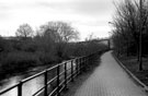 Five Weirs Walk, River Don looking towards Newhall Road