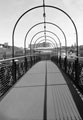 Bailey Bidge looking towards Effingham Street, Five Weirs Walk/Transpennine Trail