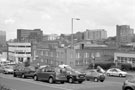 Junction of Broad Lane and Newcastle Street from Broad Lane car park