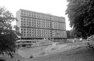 Demolition of University of Sheffield, Sorby Hall of Residence, Endcliffe Vale Road