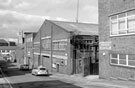 No. 26, Aizelwood and Casson Flooring Ltd. and Nos. 28-42, Paramo Tool Group, hand tool manufacturers, Bailey Street looking towards Broad Lane with St. Vincent's R.C. Church in the background