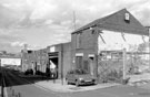 Flame Hardeners Ltd., Shorter Works, Bailey Lane looking towards Broad Lane with St. Vincent's R.C. Church in the background