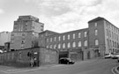 Junction of Trippet Lane (left) and Rockingham Street looking towards the Jobcentre, Bailey Court, West Street  with Morton Works Apartments in the background