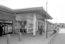 Haybrook Ltd., estate agents, No. 4 Peak Square; Crystal Peaks Library and Council Offices, Crystal Peaks Shopping Centre entrance from the Bus Interchange