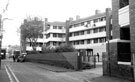 Rear of Moorfields Flats, Ward Street looking towards Moorfields