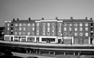 Moorfields Flats with the entrance to the right of No. 238 Nibbles, Moorfields