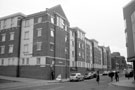 Victoria Hall Student Accommodation (used by University of Sheffield), Wellington Street and the junction with Eldon Street