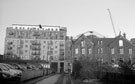 Carver Lane looking towards West Street Lane (building on the right) and West Point Apartments, West Street