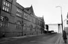 Somme Barracks (left), Gell Street looking towards Leavygreave Road