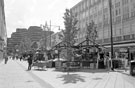 Moorfoot Market, The Moor looking towards the former Manpower Service Commission Building