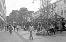 Moorfoot Market, The Moor looking towards the former Manpower Service Commission Building