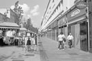 Moorfoot Market, The Moor with property awaiting demolition for propsed new Market right