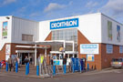 Entrance to Decathlon Sports Megastore off Hereford Street