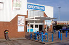 Entrance to Decathlon Sports Megastore off Hereford Street