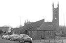 Mary Street with St. Mary's, Bramall Lane in the background