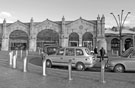 Taxi rank outside Sheffield Midland railway station 